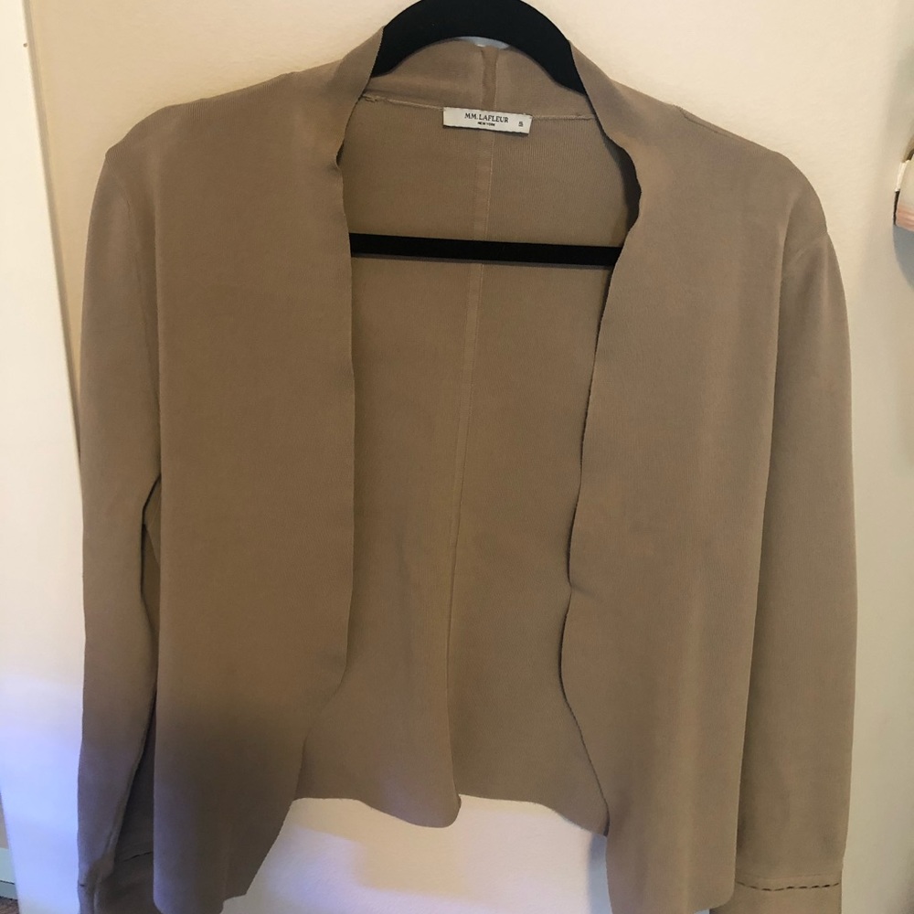 Taupe MM. LaFleur jardigan/cardigan